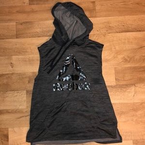 Reebok sleeveless hoodie